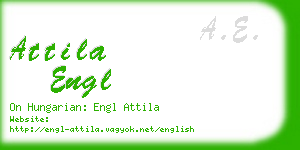 attila engl business card